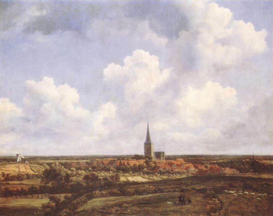 Landscape with Church and Village